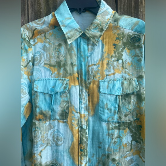 Robert Kitchen, Canada floral print shirt, excellent condition - Picture 1 of 7